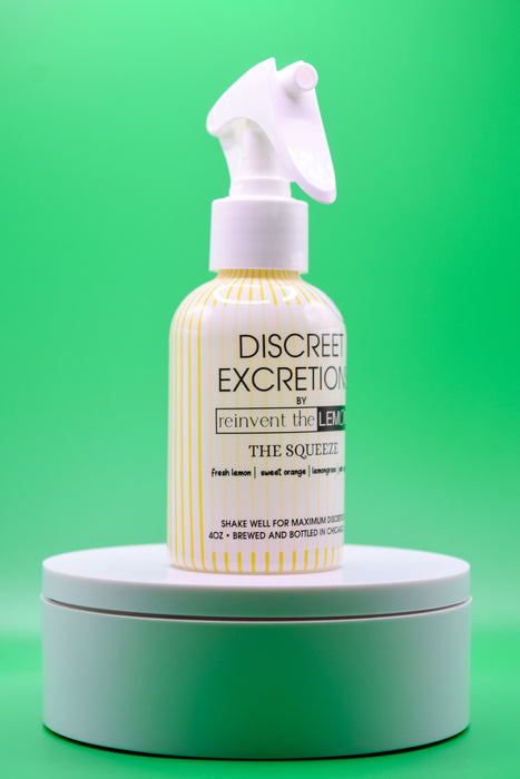 Discreet Excretions Toilet Spray | The Squeeze