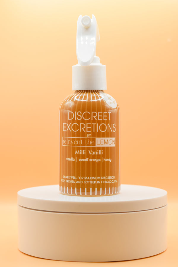 Discreet Excretions Toilet Spray | Milli Vanilli
